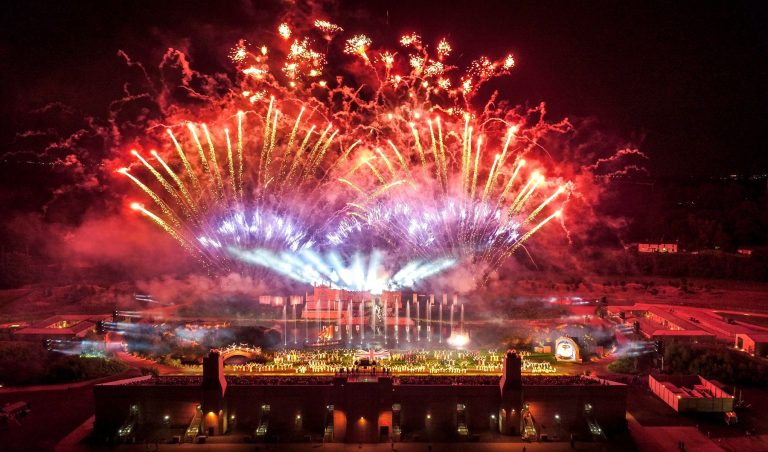 Firework Finale, Kynren, Bishop Auckland, Co Durham